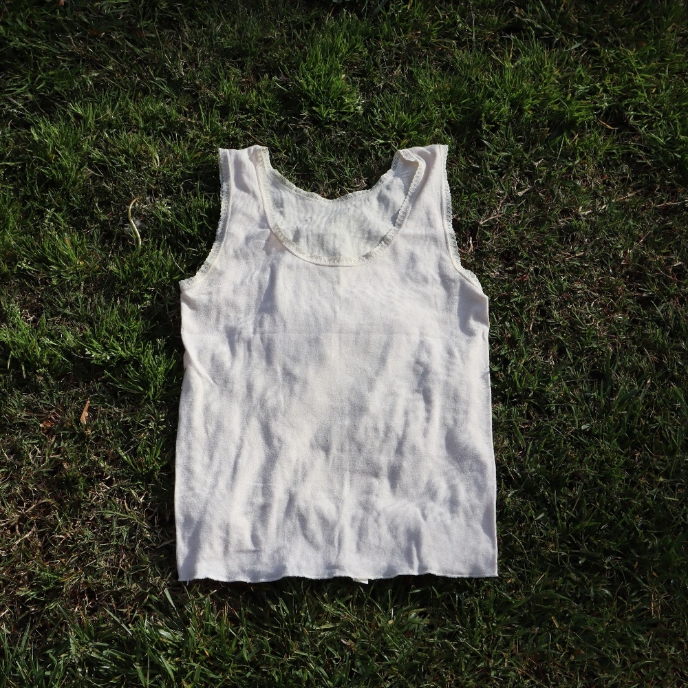 WHITE MINI TANK TOP